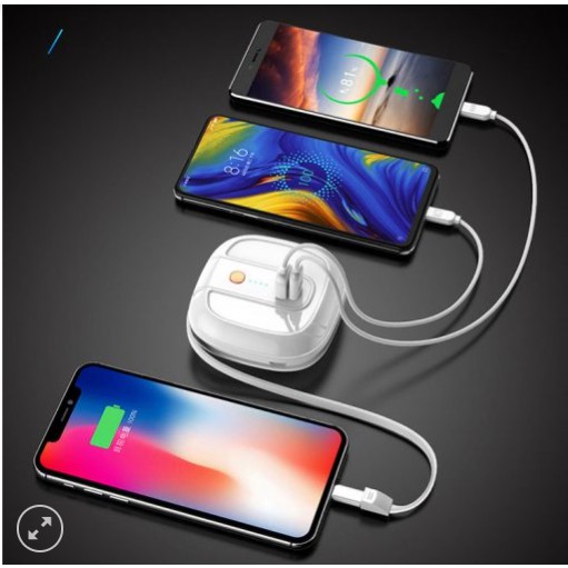 Củ sạc kiêm pin dự phòng sạc đa cổng Dr. Charging