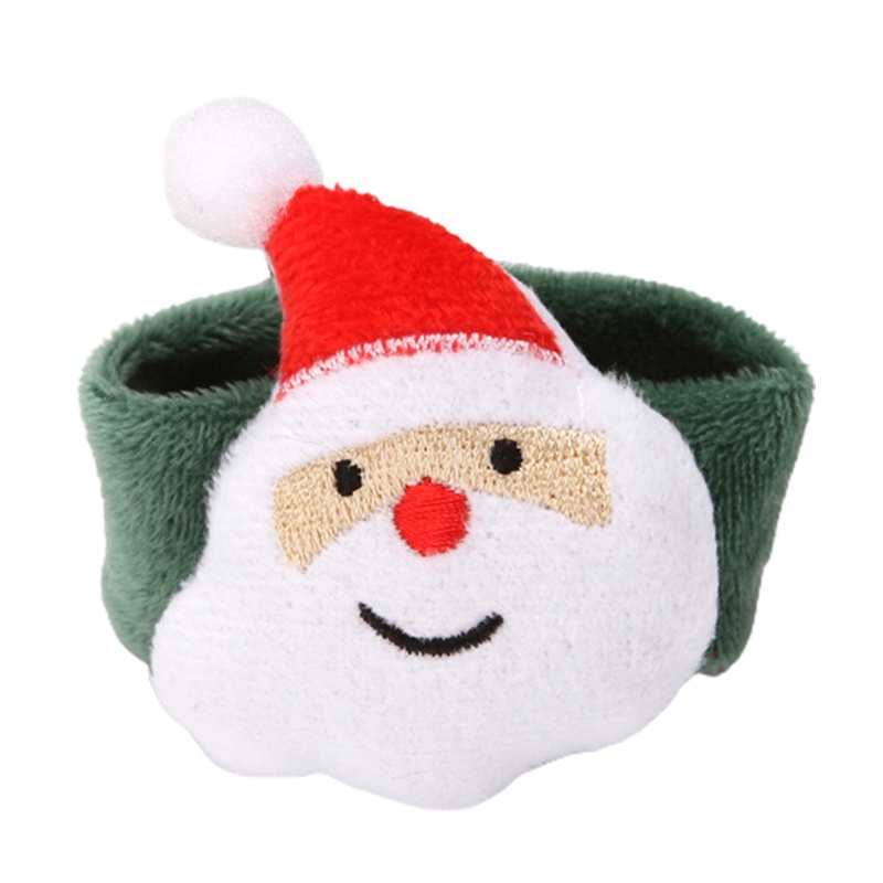 Vòng Đeo Tay Dạng Nhẫn Hình Cây Thông / Người Tuyết / Mũ Giáng Sinh Dễ