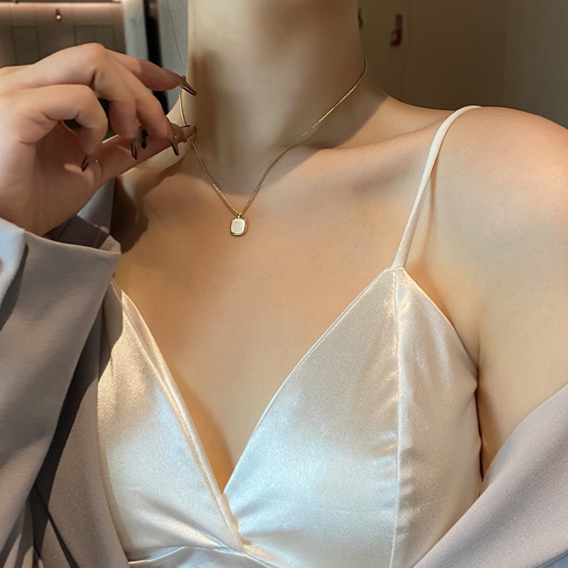 Dây chuyền DODDER bằng hợp kim mặt hình vỏ sò thời trang cho nữ