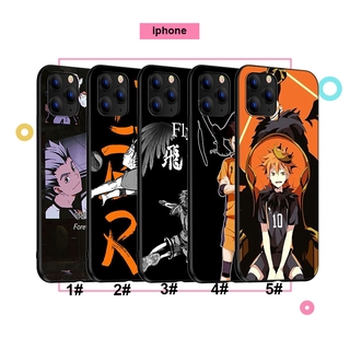 Ốp điện thoại mềm LE95 in hình Haikyuu cho iPhone 12 11 Mini Pro Max 12mini 12pro 11pro