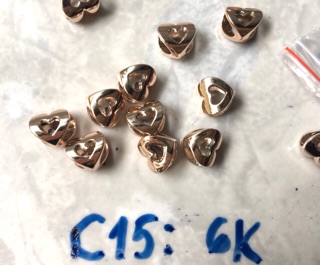 Hạt charm vàng