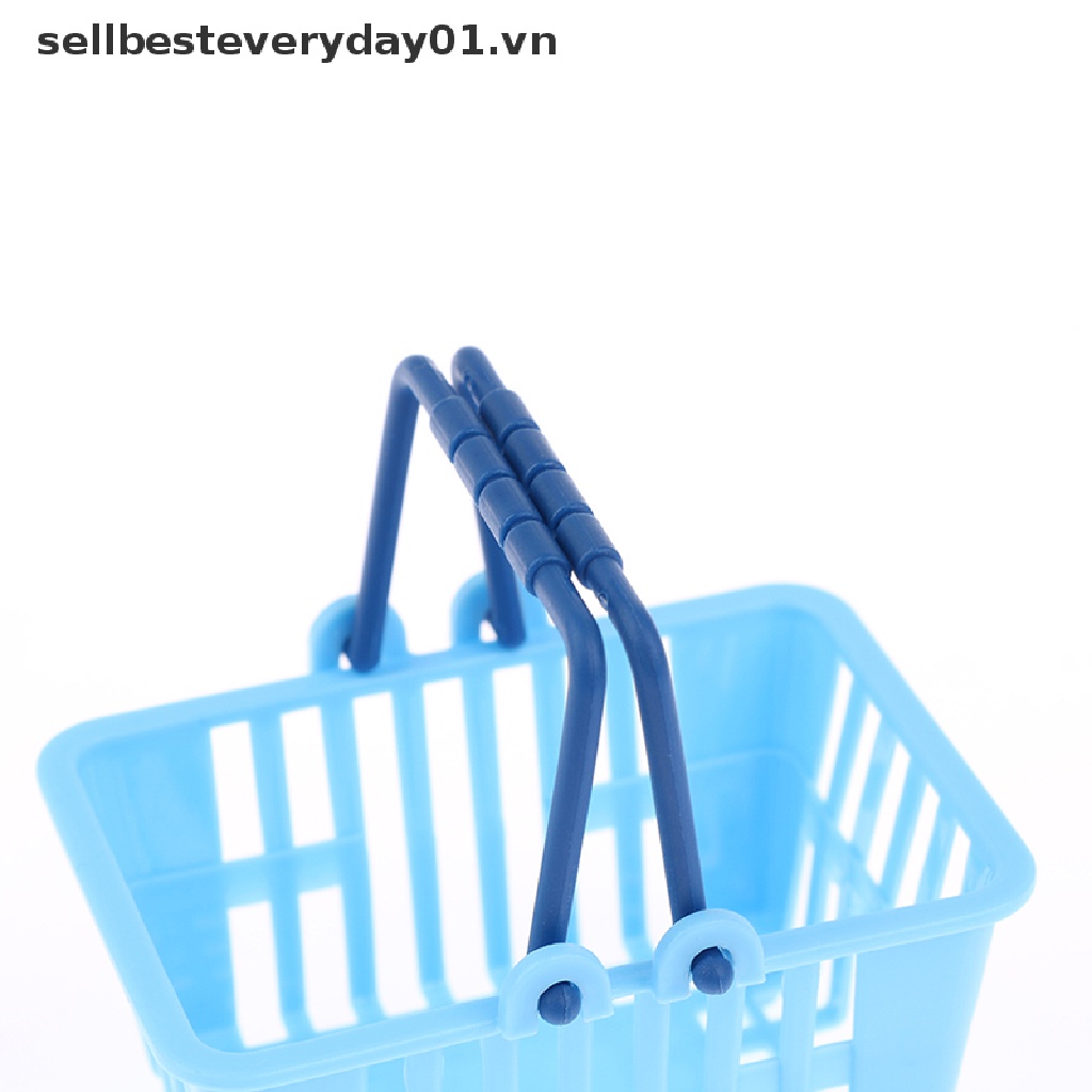 Mô Hình Giỏ Mua Sắm Mini Đồ Chơi Cho Nhà Búp Bê