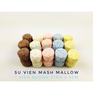 SỨ VIÊN TRÒN ĐỦ MÀU MASHMALLOW LỌC NƯỚC HỒ CÁ 100G