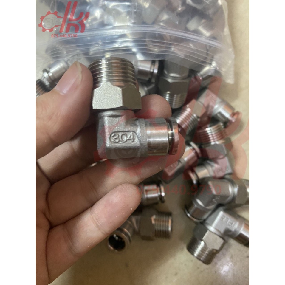 Co nối khí nén inox IPL