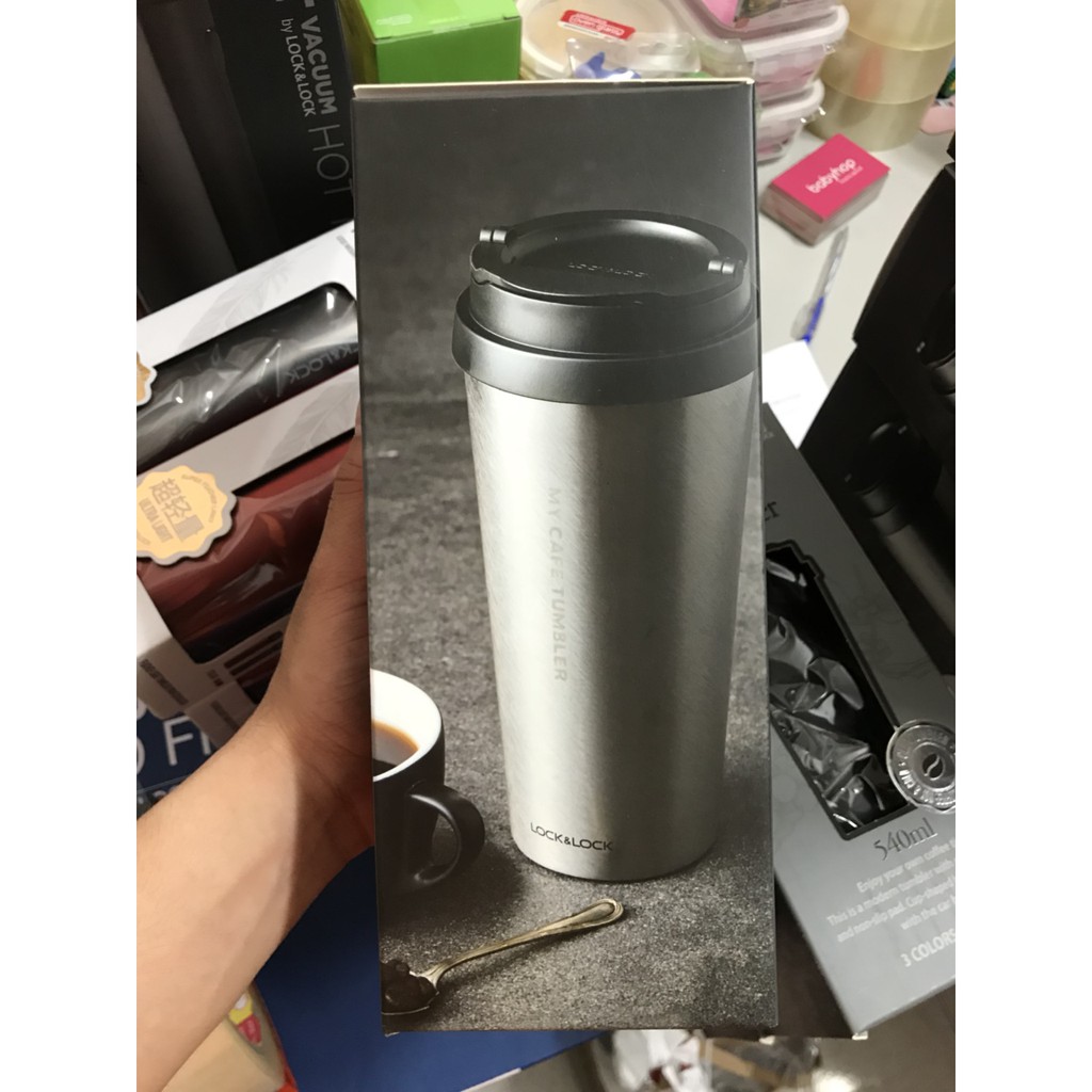 [Mã SKAMSALE07 giảm 10% tối đa 100K đơn 150K] Ly Giữ Nhiệt Lock&amp;Lock Clip Tumbler LHC4151 [540ML] Bảo Hành 6 tháng