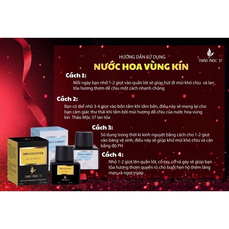 CHÍNH HÃNG-NƯỚC HOA VÙNG KÍN THẢO MỘC 37