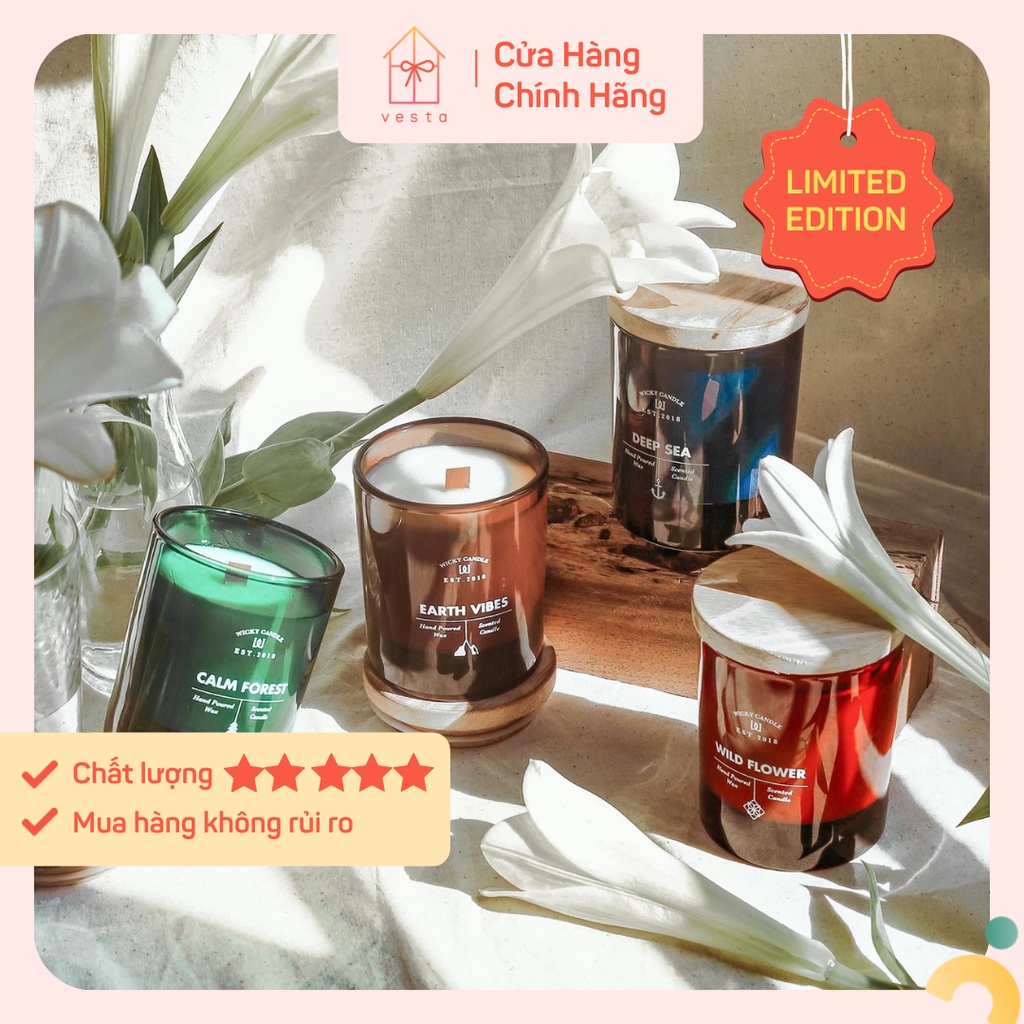 [21 Loại] Nến Thơm Kể Chuyện Ngừi Là Mê Wicky Candle - Limited Editions