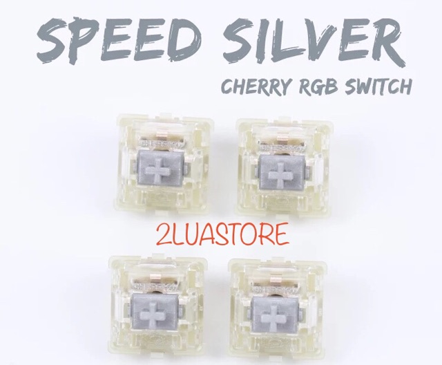 Switch Cherry RGB Silver Speed cho bàn phím cơ | BigBuy360 - bigbuy360.vn