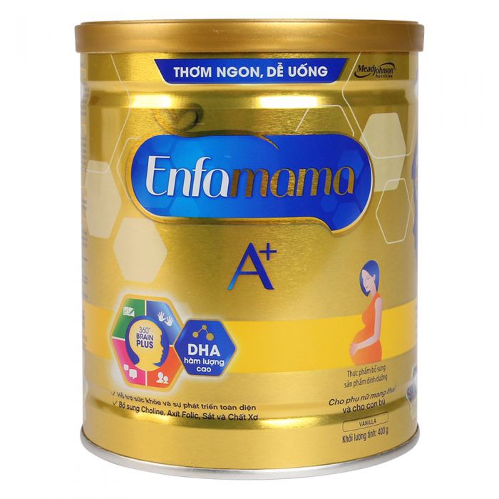 Sữa bột Enfamama A+ socola, Vani 400g