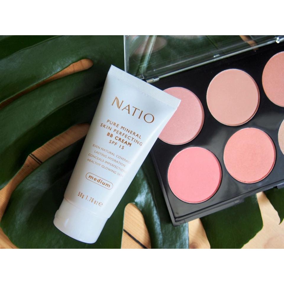 [Mã BEAUSKIN hoàn 2% XU đơn 200K] Kem chống nắng SPF15 Pure Mineral Skin Perfecting Fair BB Cream 50g