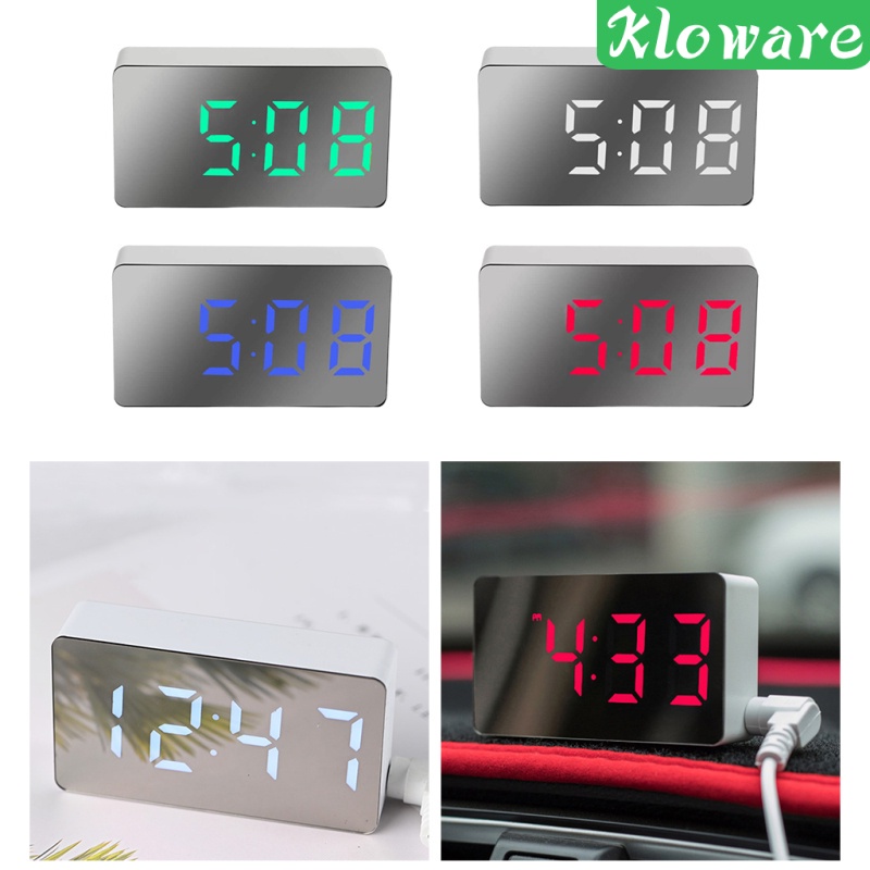 Đồng Hồ Báo Thức Kỹ Thuật Số 3 &quot;Để Bàn Trang Trí