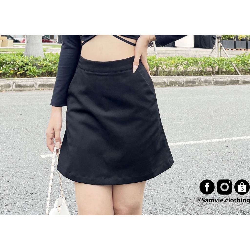 Chân váy ngắn chữ A đi làm công sở, đi chơi Samvie | BigBuy360 - bigbuy360.vn