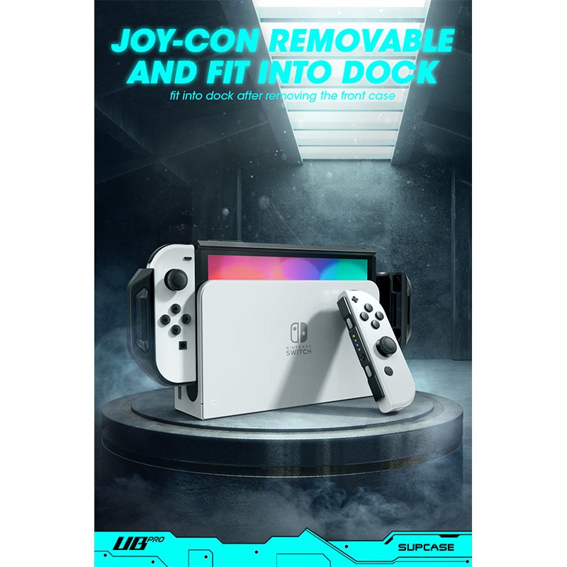 SUPCASE UB Dành Cho Máy Nintendo Switch Vỏ OLED 2021 Forma Có Nắp Trước Chống Bụi 5 Khe Lưu Trữ Thẻ Trò Chơi