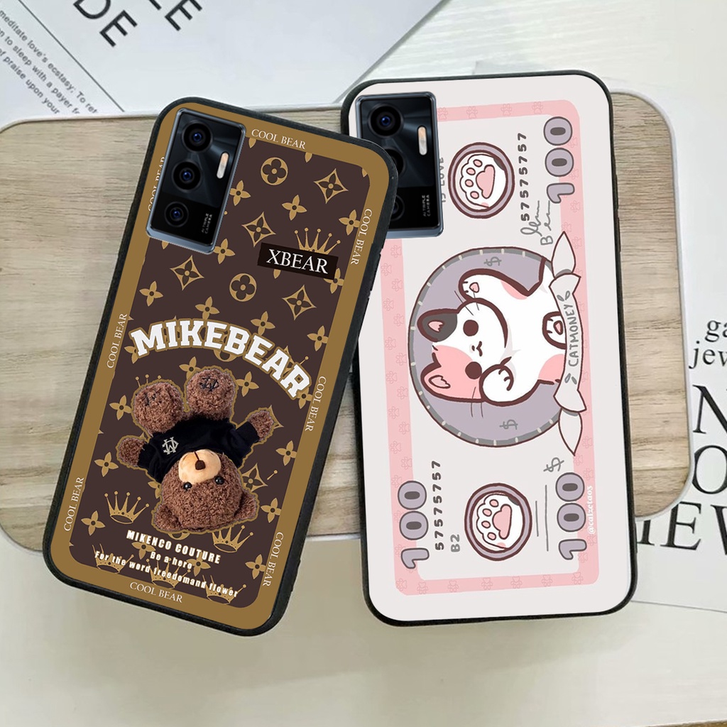 Ốp lưng Vivo V23E in hình cao cấp mẫu kẻ caro,mikenbe@r siêu hot