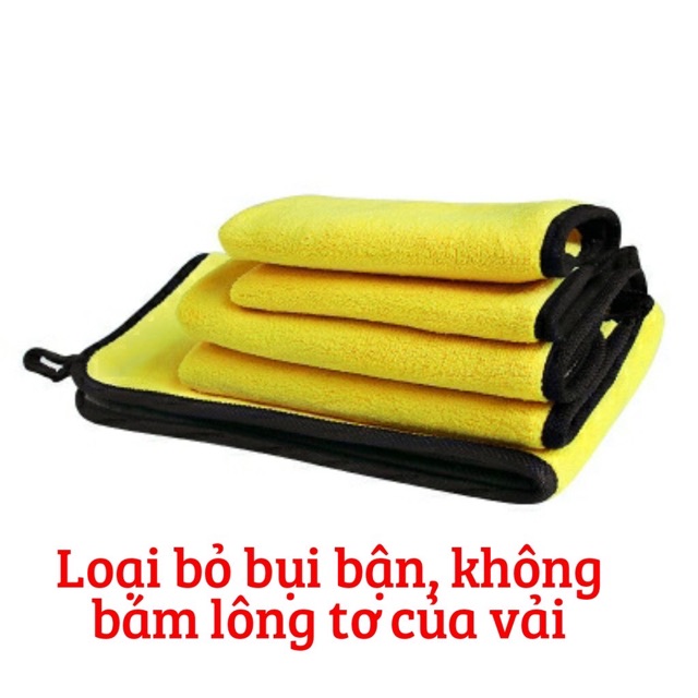 Khăn Microfiber Mềm Mịn Thấm Hút Nước Tốt Chuyên Dụng Lau Rửa Xe Hơi Ô Tô 3M