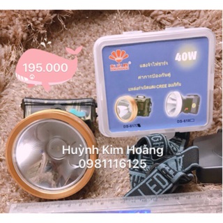 ĐÈN LED SẠC ĐỘI ĐẦU THÁI 617 LẶN BIỂN 40W SIÊU SÁNG