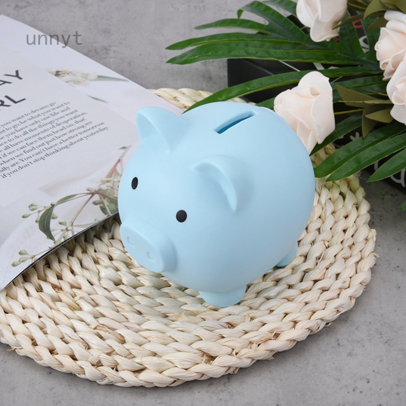 Ống đựng tiền tiết kiệm chất liệu nhựa hình chú heo dễ thương