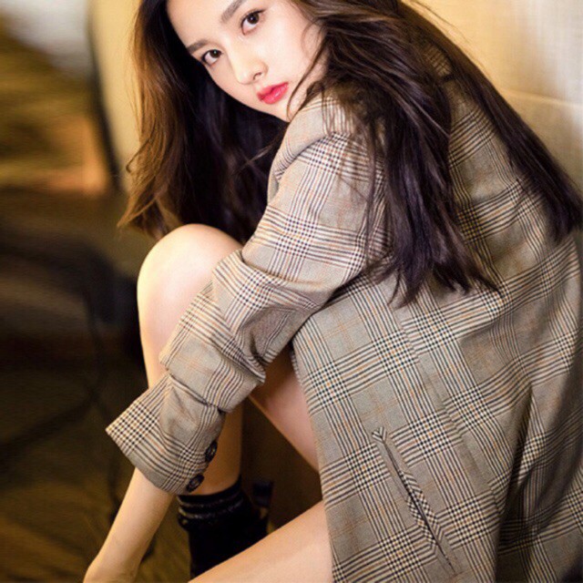 [ORDER] Áo vest (blazer) caro sọc màu form dài | BigBuy360 - bigbuy360.vn