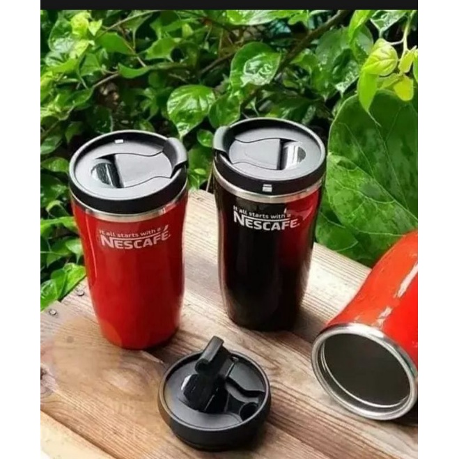 ly,bình giữ nhiệt NESCAFÉ 250ml hàng chính hãng ( giao màu ngẫu nhiên)