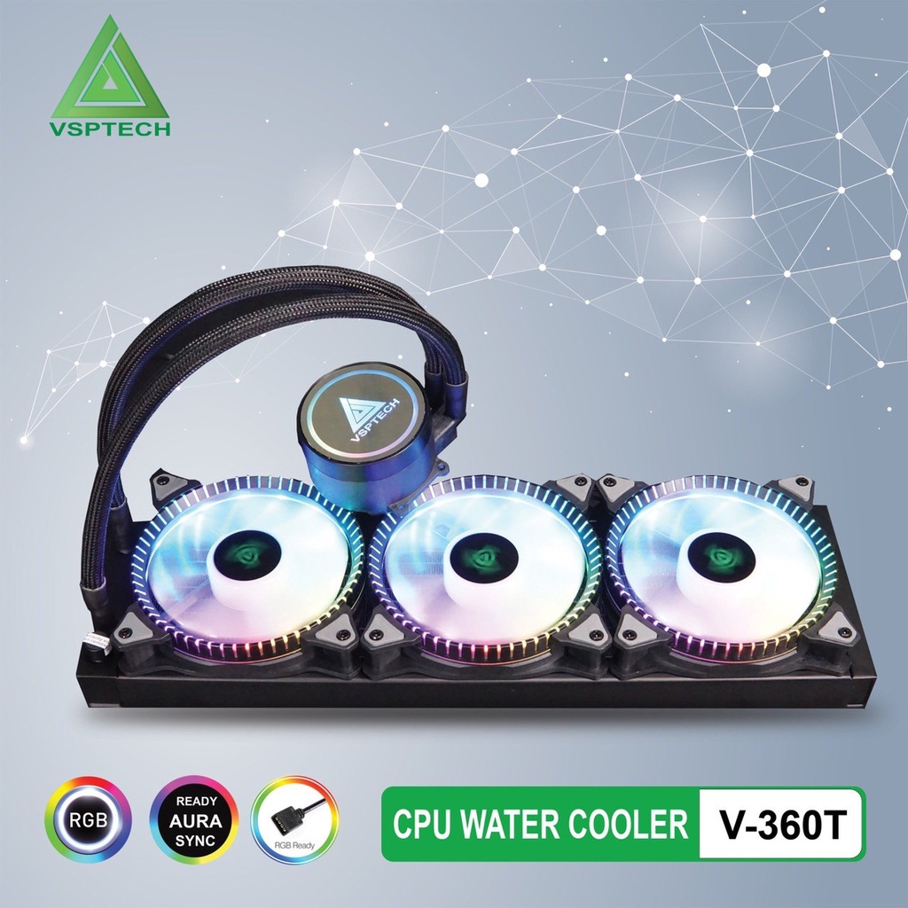 TẢN NHIỆT NƯỚC VSP Coolerman V-120T /  V240 V-240T/ V-360T XTREME GAMING