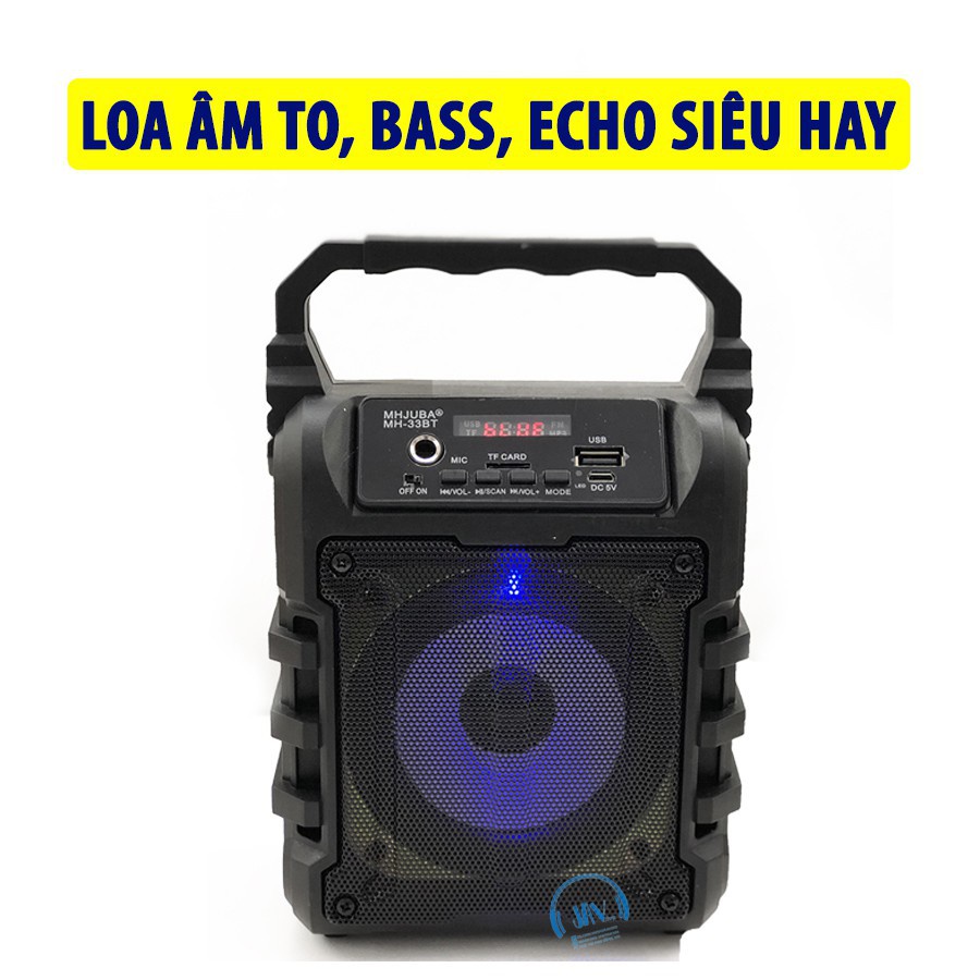 Loa Kẹo Kéo Karaoke Bluetooth Mini - Loabluetooth- JAVA33BT