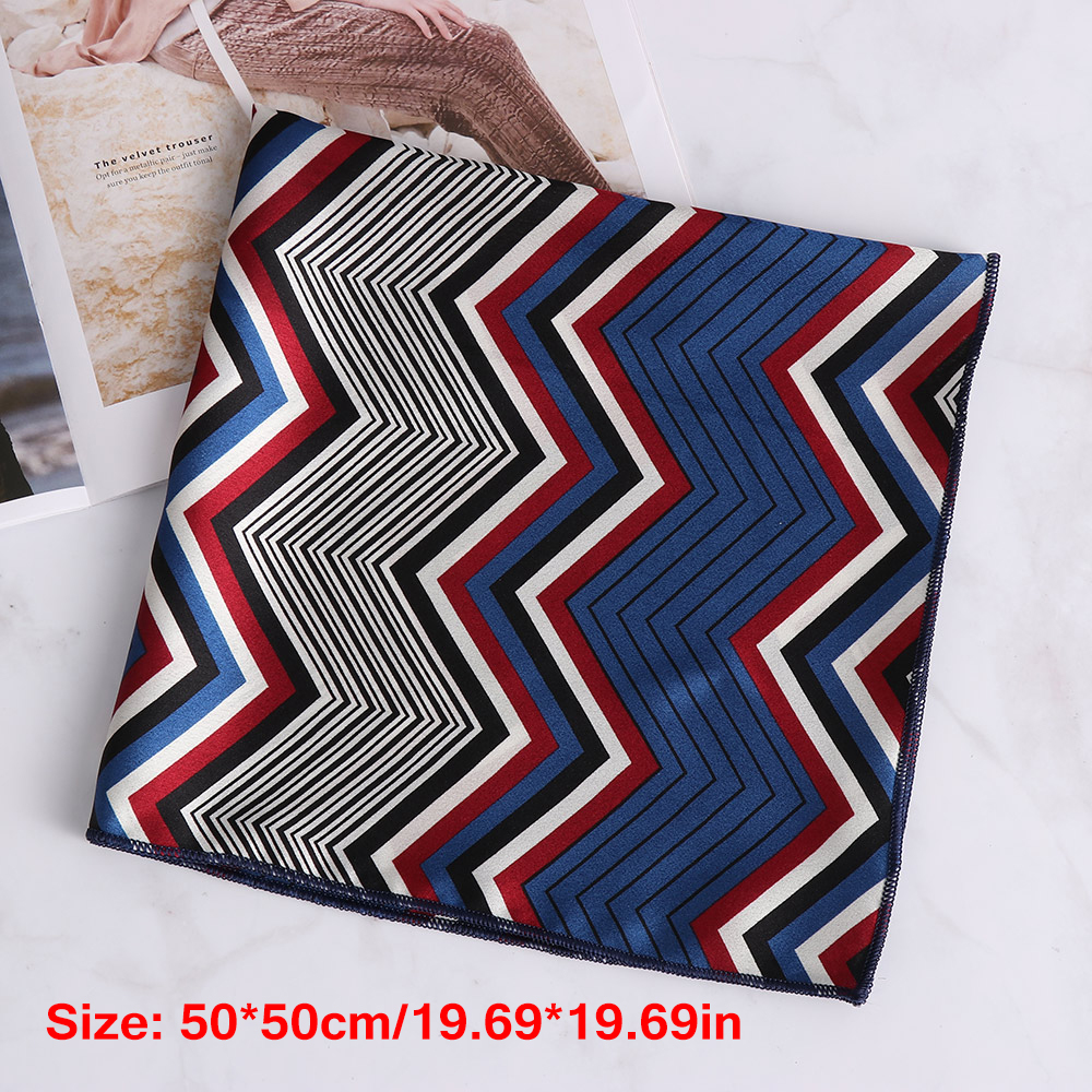 Khăn Tay Lụa Satin Hình Vuông Kiểu Cổ Điển Hợp Thời Trang Cho Nữ