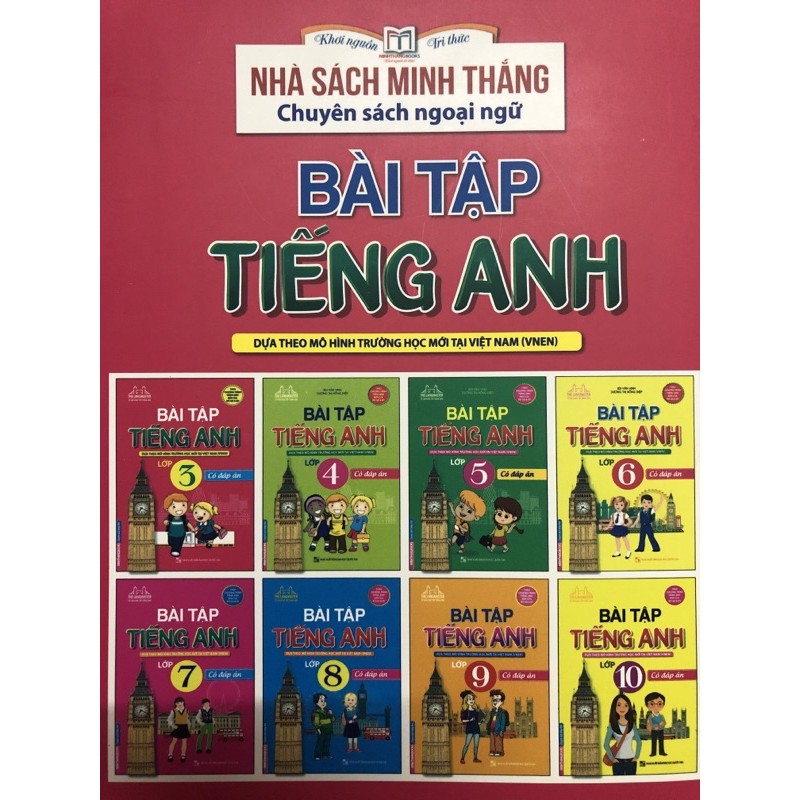 Sách - Bài tập tiếng anh lớp 3 (Có đáp án)