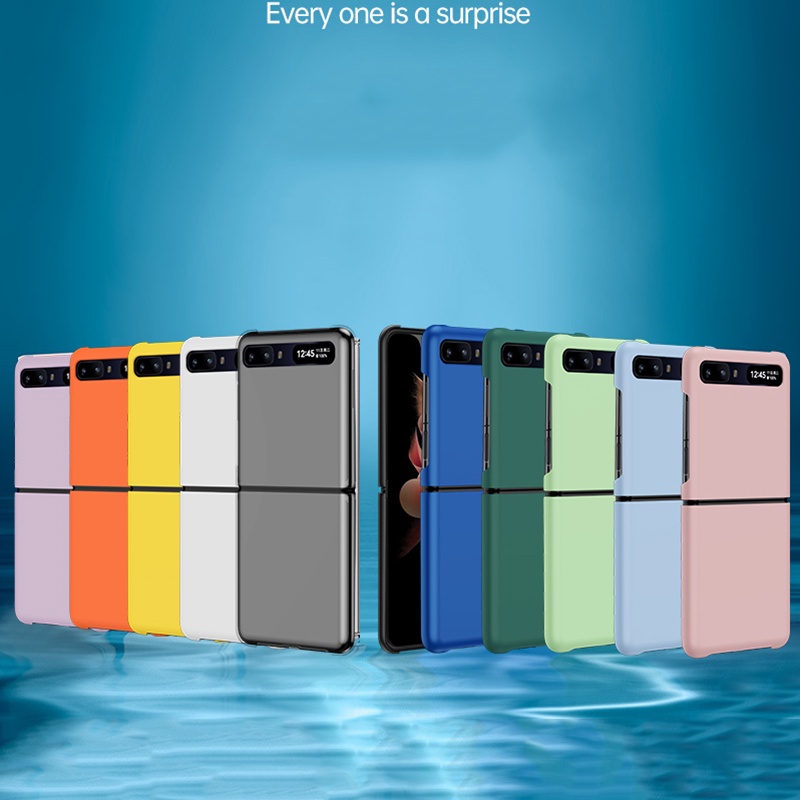 Ốp Điện Thoại Cứng Màu Kẹo Ngọt Chống Sốc Cho Samsung Galaxy Z Flip 3 Z Flip 2 Z Flip 1 Z Fold 3 Z
