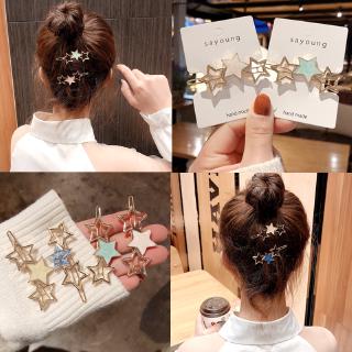Kẹp Tóc Hình Ngôi Sao Năm Cánh Phong Cách Hàn Quốc