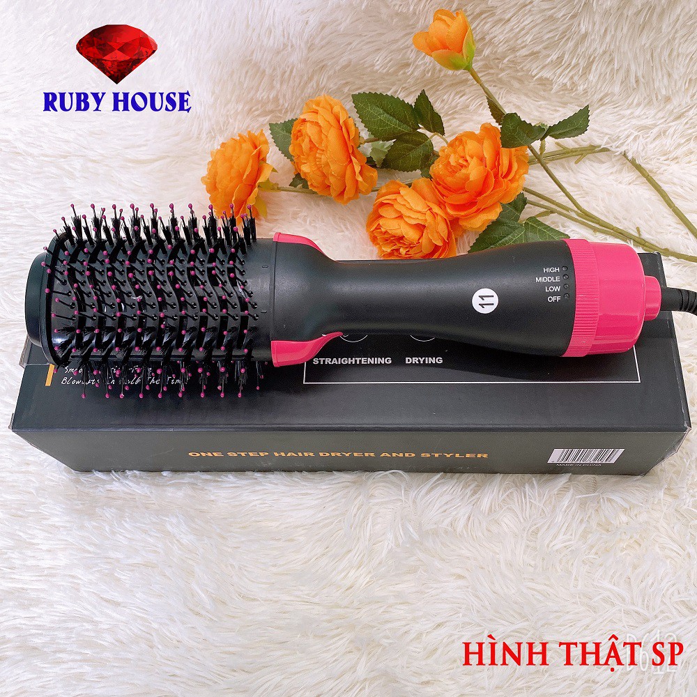 Lược sấy tóc đa năng Onestep, lược sấy tóc xoay 360 độ vừa sấy tóc vừa tạo kiểu-Ruby House