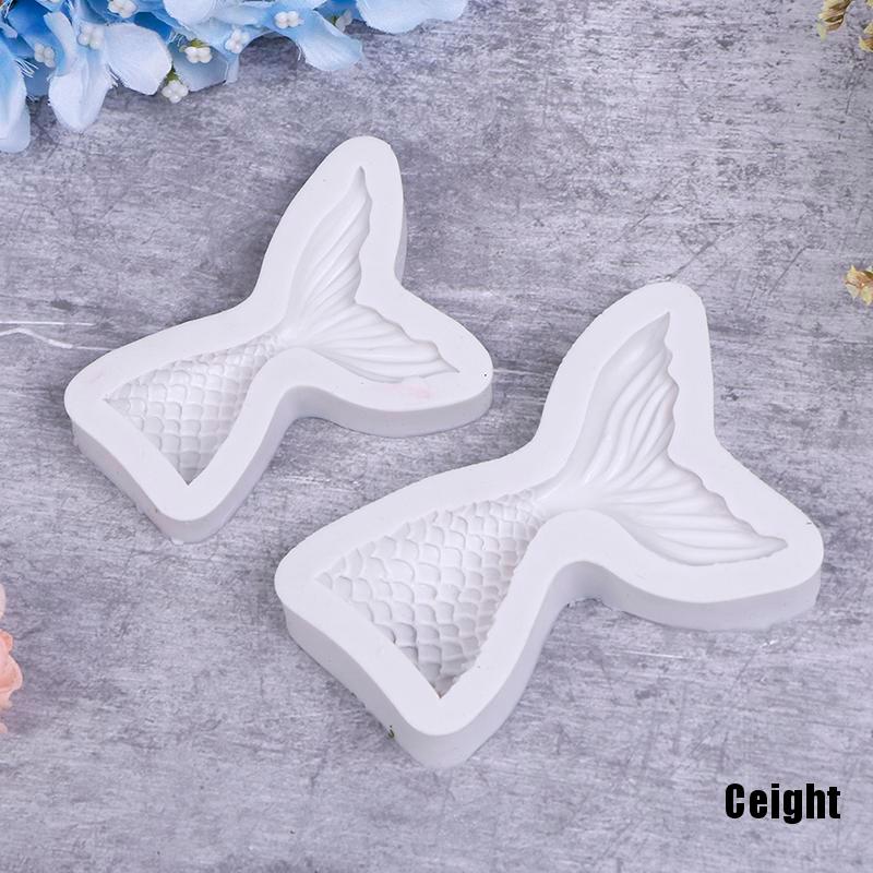 Khuôn Làm Bánh Bằng Silicon Hình Đuôi Cá Dễ Thương