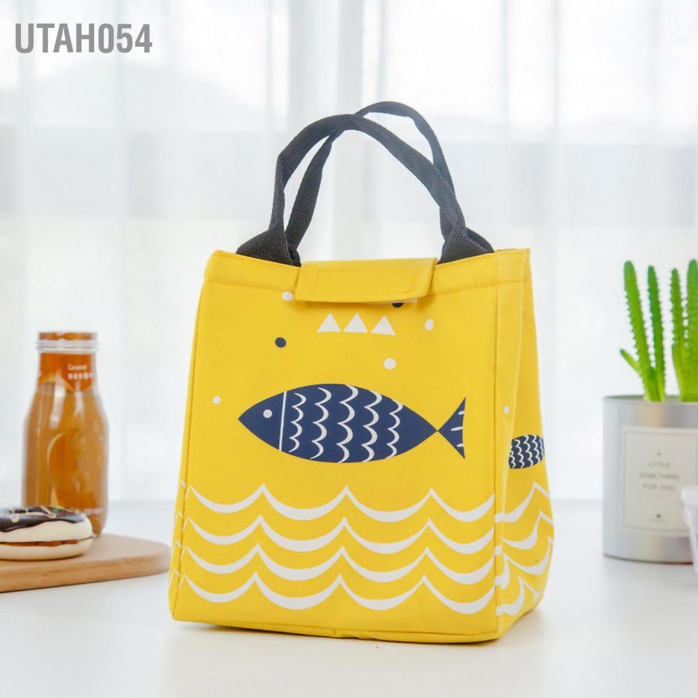 Túi ăn trưa oxford vải cách nhiệt không thấm nước dung tích lớn mang theo đồ ngoài trời