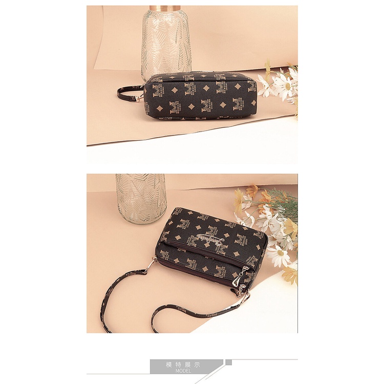 Túi đeo vai YADOU họa tiết cổ điển xinh xắn thời trang cho nữ