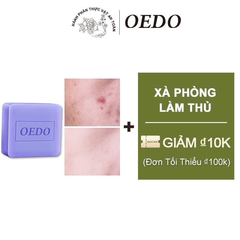 Xà phòng hoa oải hương OEDO Thực Vật Tự Nhiên Diệt Khuẩn Giữ bàn tay sạch sẽ Tự Nhiên Lâu Trôi Làm Sạch Da Làm Trắng Da khử mùi hôi Diệt Khuẩn 60g
