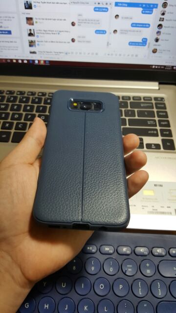 Ốp TPU dẻo giả da s8 và s8plus
