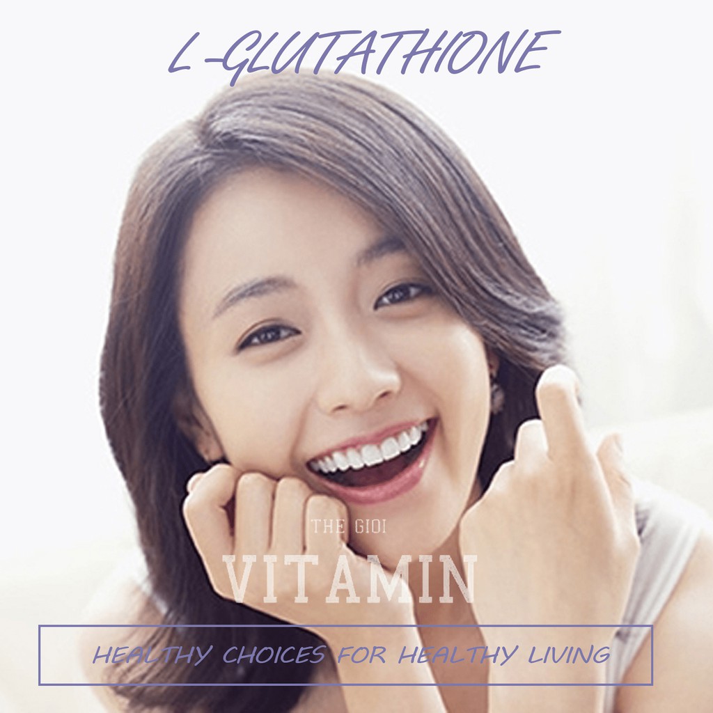 Viên uống trắng da Puritan's Pride L-Glutathione 500mg 30 viên