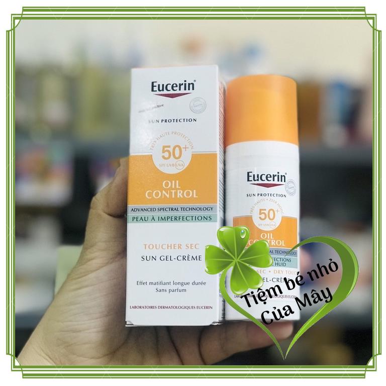 Kem chống nắng EUCERIN cho da dầu mụn EUCERIN OIL CONTROL SUN GEL CREAM