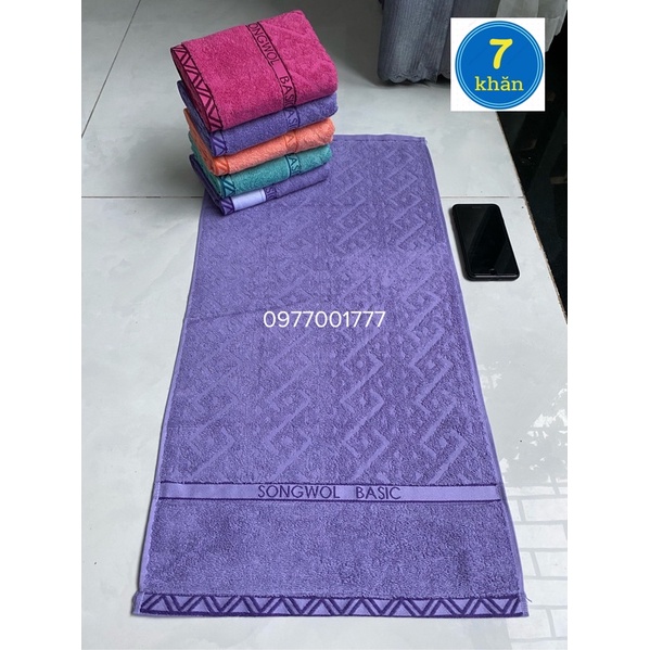 Khăn tắm cỡ trung xuất Hàn 40x80cm chính hãng SONGWOL