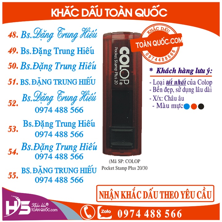 Dấu USB bỏ túi khắc theo yêu cầu có nội dung Họ và Tên , Họ và tên  kèm sđt