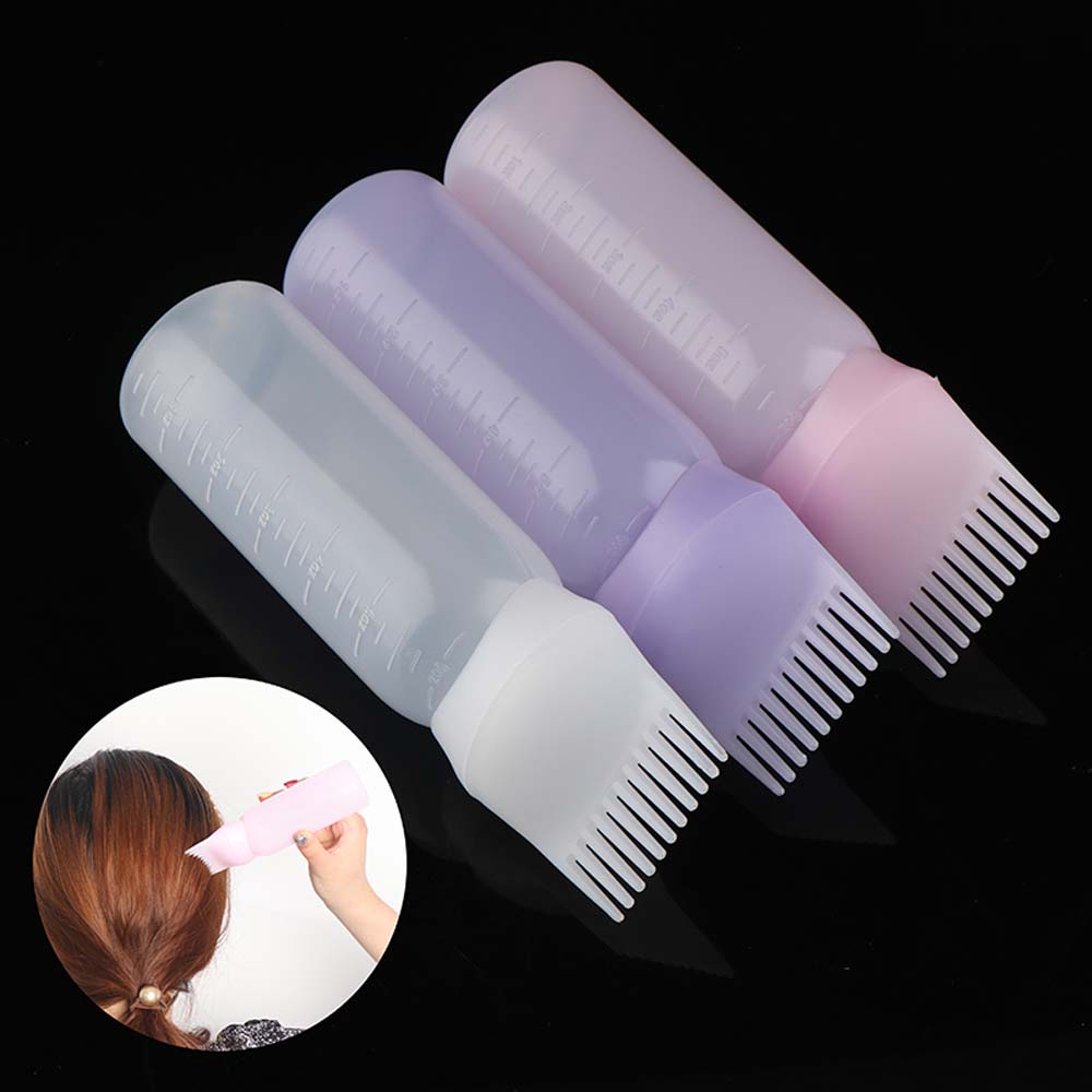 1 chai rỗng đựng thuốc nhuộm tóc bằng nhựa tiện dụng
