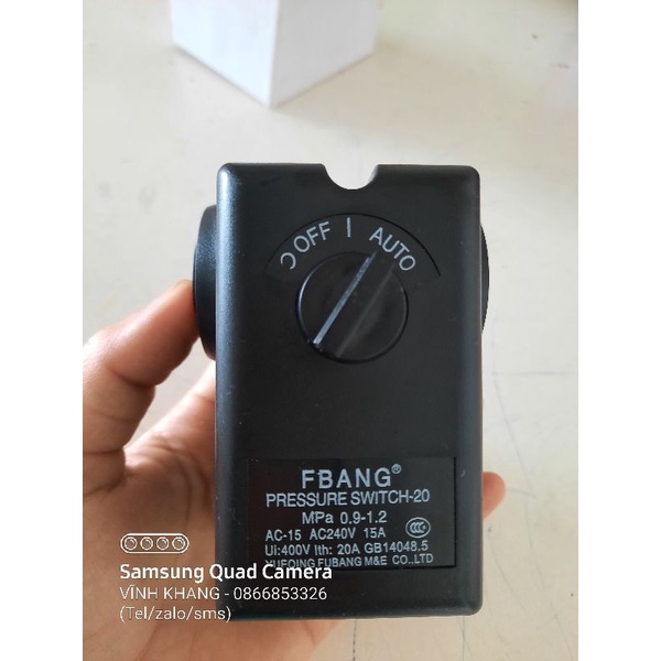 Rơ le máy nén khí max 12kg Fbang