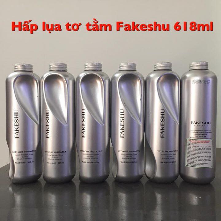 Hấp keratin protein phủ lụa Fakeshu EXPERT 618ml (công nghệ ringo)