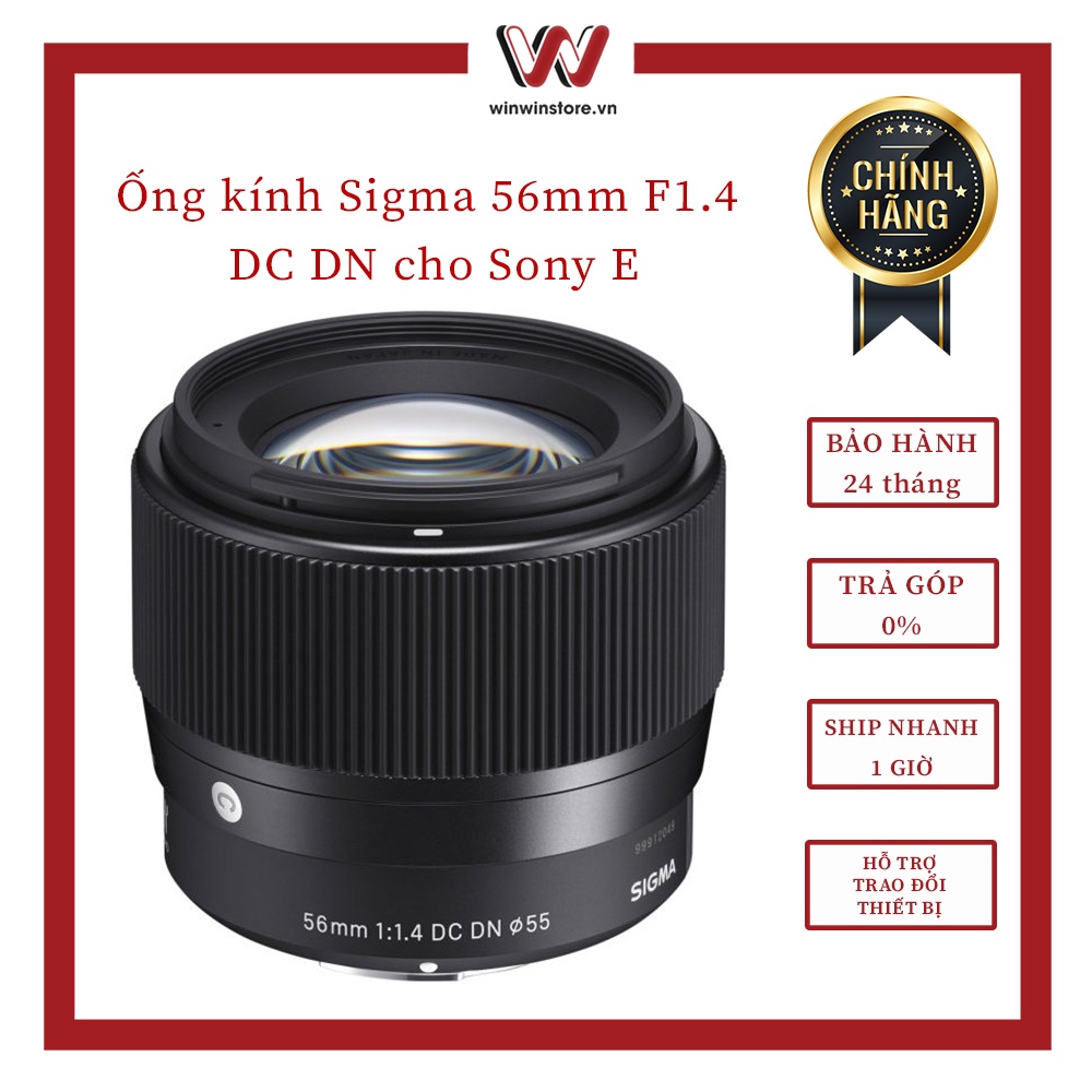 Ống kính Sigma 56mm F1.4 DC DN Contemporary cho Sony E