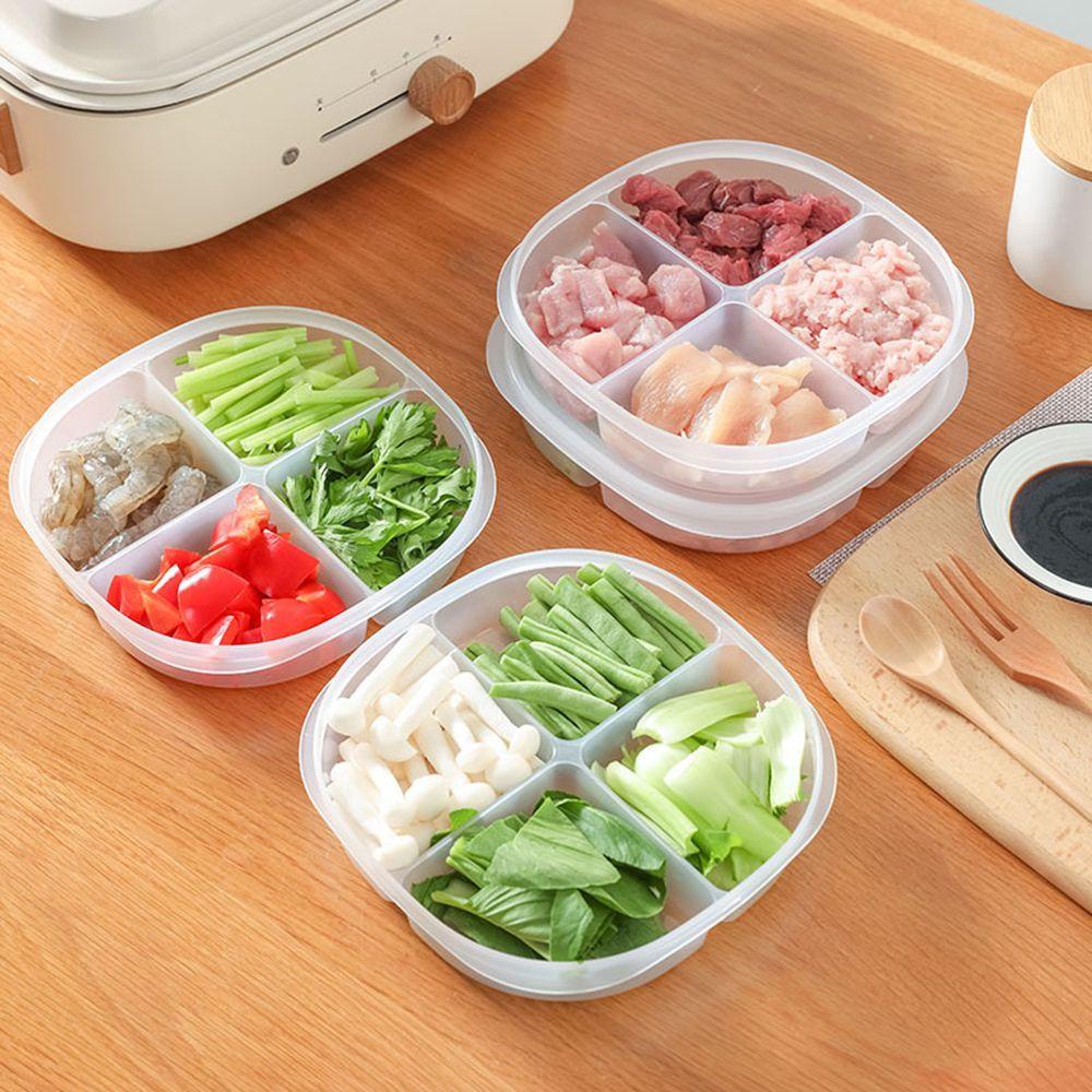 JUNE Hộp Nhựa Đựng Thực Phẩm Trong Tủ Lạnh Có Nắp Đậy Tiện Lợi