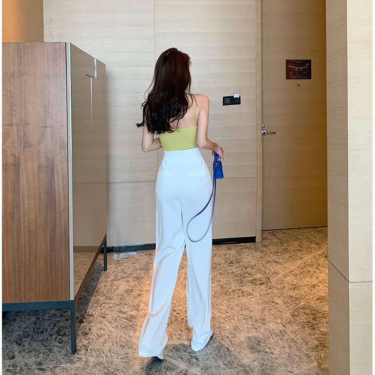 (SẴN ÁO) SET ÁO ỐNG QUẦN TÂY ỐNG SUÔNG NỮ ULZZANG | BigBuy360 - bigbuy360.vn