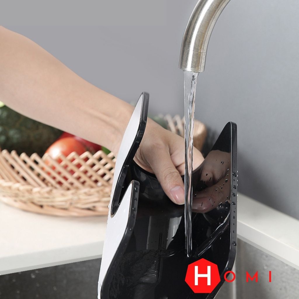 Giá cài nắp vung nồi [ECOCO], cài thớt dao vá, giá treo đồ nhà bếp dán tường siêu chắc - DHOMI Store