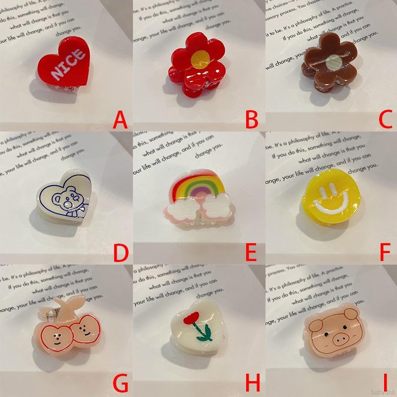 Kẹp cào tóc mini họa tiết hoạt hình dễ thương cho bé gái