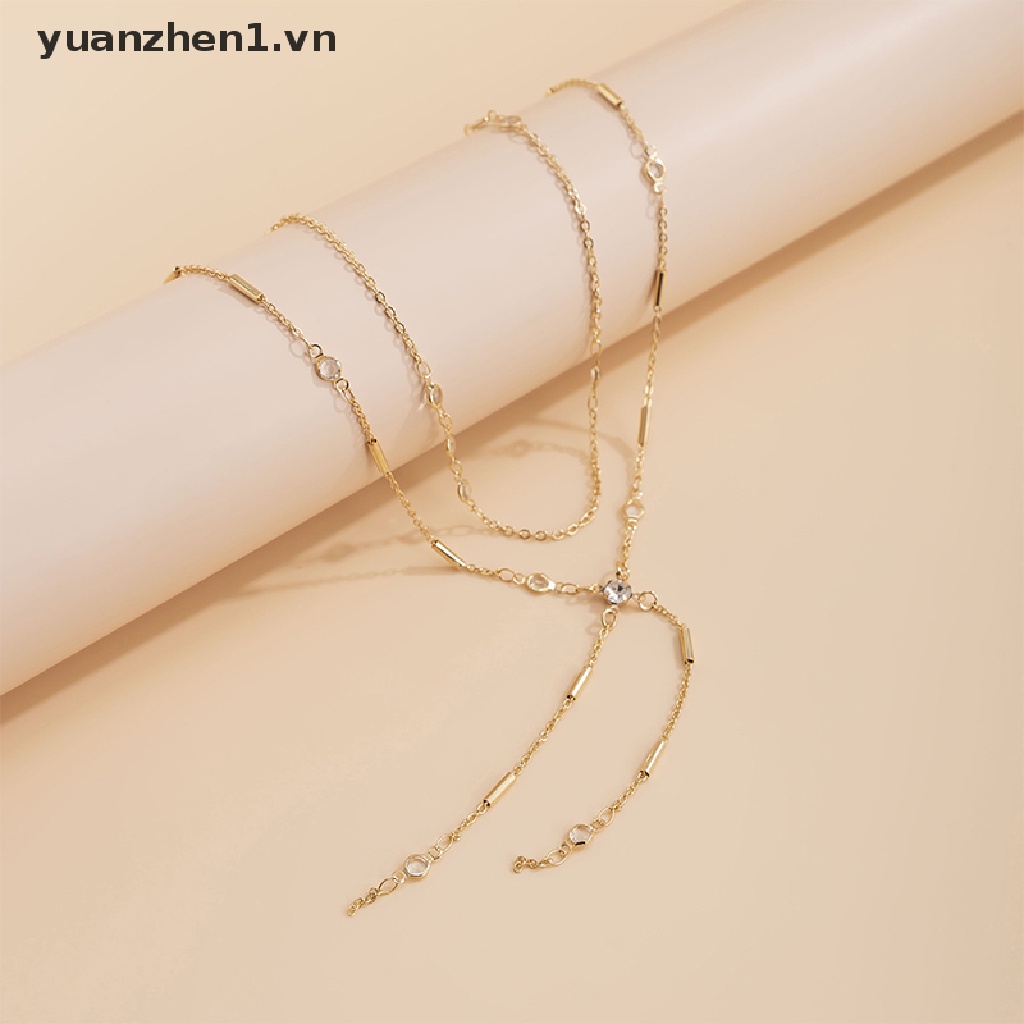 Dây Xích Đeo Hông Đính Hạt Phong Cách Vintage Thời Trang Mùa Hè Cho Nữ Y2K