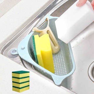 Rổ đựng rác bồn rửa hoặc đựng miếng rửa chén hình tam giác thông minh