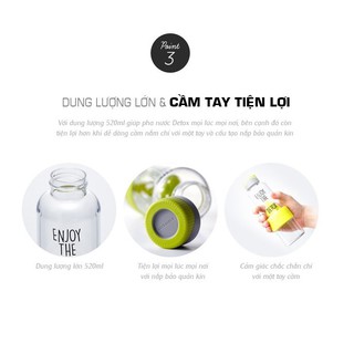 Bình nước Detox Lock&Lock HLC659 - 520ml